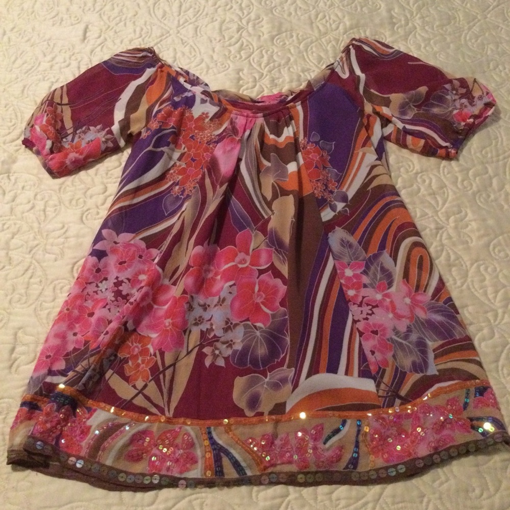 ECI New York- Floral Multicolor Blouse